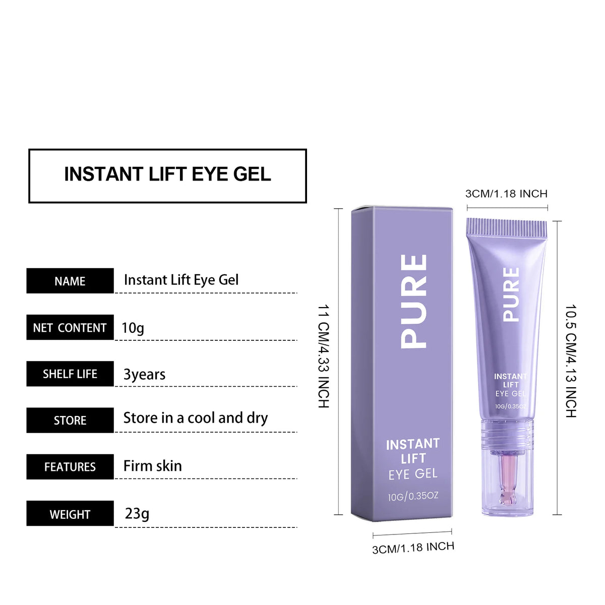 Collagen Eye Cream Gentle Nourishing Smooth Eye Skin Anti Wrinkle Tighten Lifting Moisturizing Puffy Repair Brightening Fade Fine Lines Skin Care