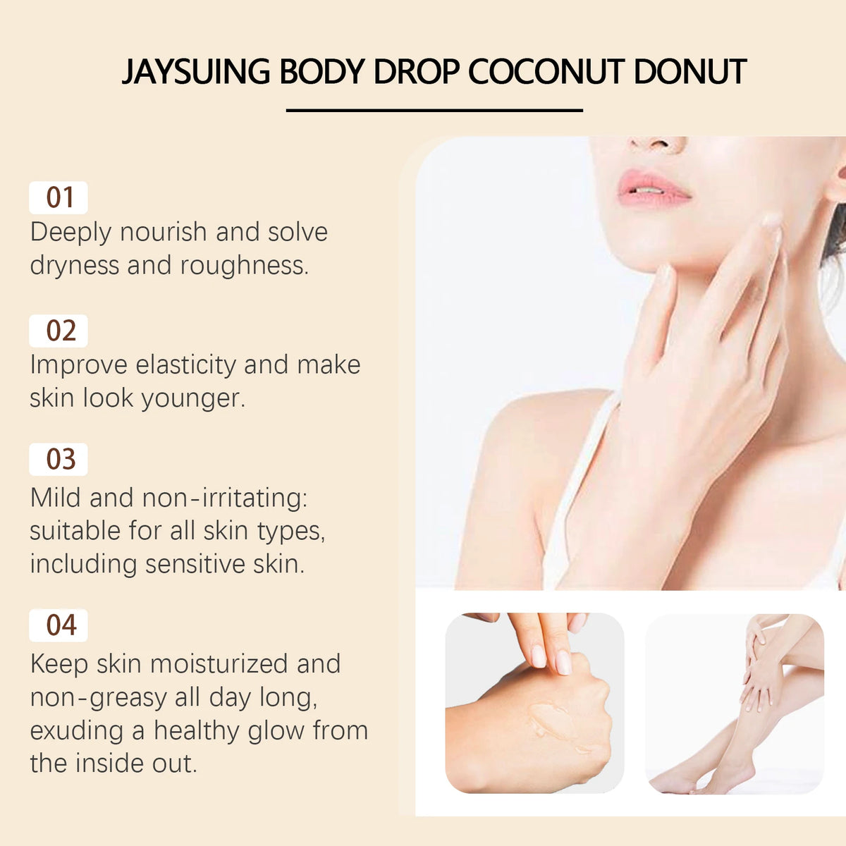 Hyaluronic Acid Nourishing Body Oil Drops Improve Skin Radiance Silky Soft Fast Absorbing Post Shower Moisturizing Body Care Essence