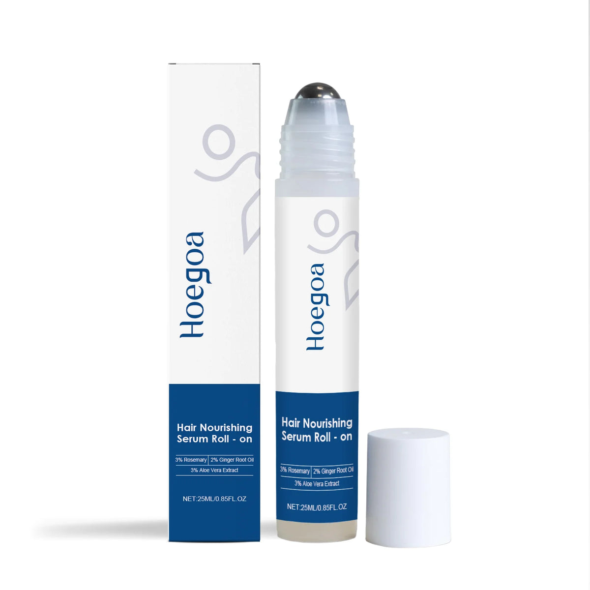Aloes Ginger Hair Growth Oil Roller Nourish Scalp Strengthen Hair Root Repair Damage Add Shine Portable Hair Root Care Essence