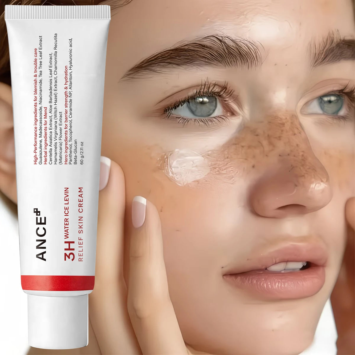 Centella Niacinamide Gentle Relief Cream Hydrate Repair Skin Barrier Even Complexion For Sensitive Skin Daily Facial Moisturizer