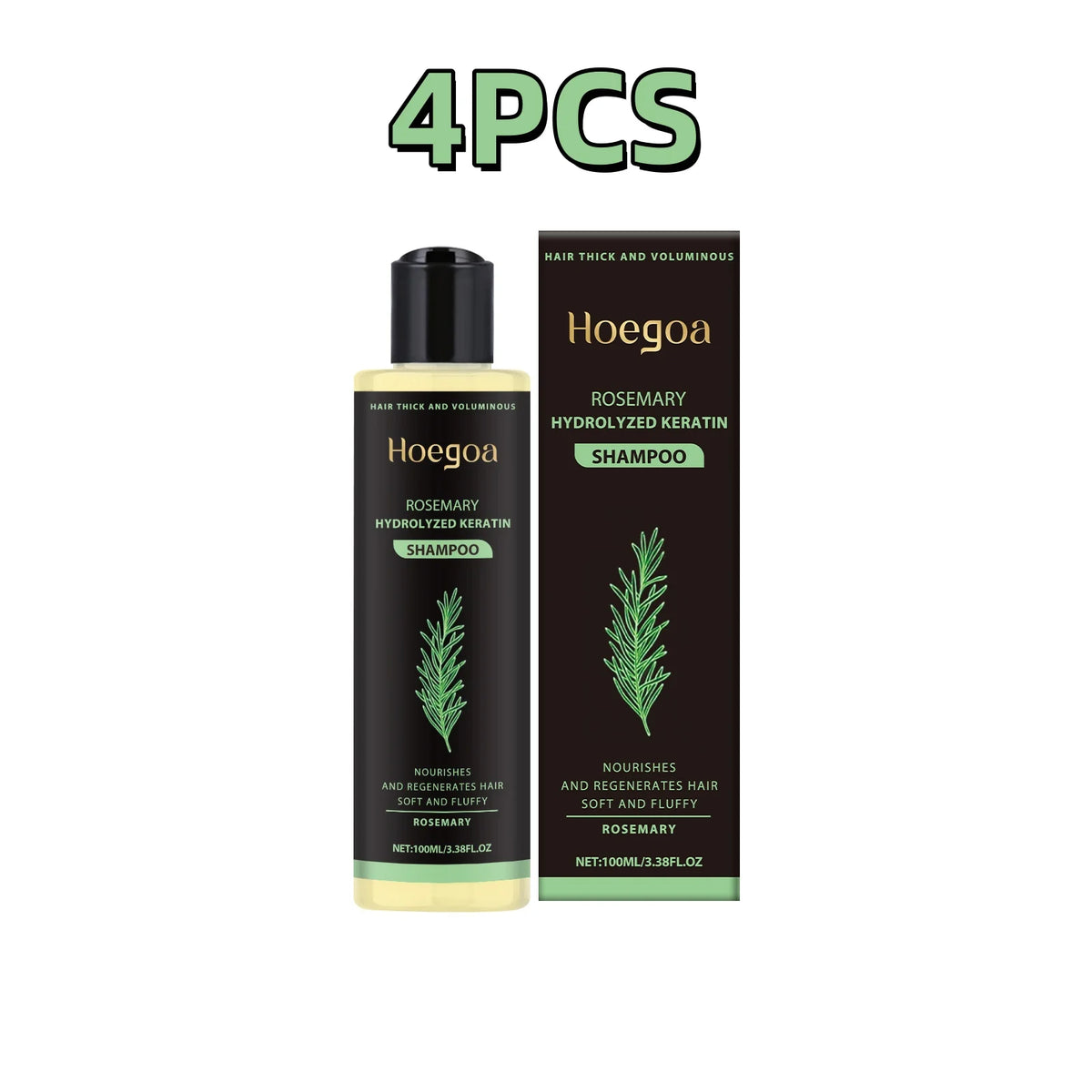 Thickening Shampoo Control Oil Boost Volume Strengthen Strands Reduce Breakage Nourishing Repairing Rosemary Hair Care Shampoo