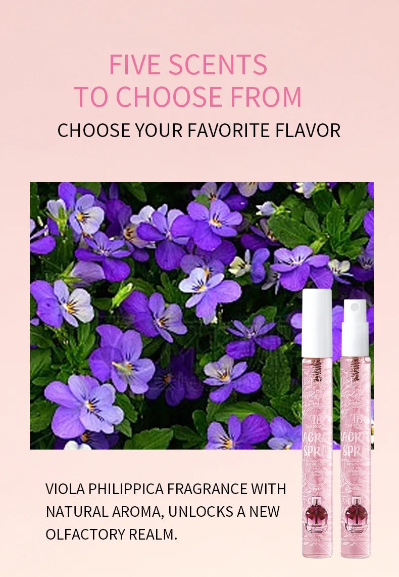 Four-Piece Perfume Set with Fresh and Lasting Fragrance Perfect as a Gift and a Gentle Non-irritating Alcohol-Free Body Spray