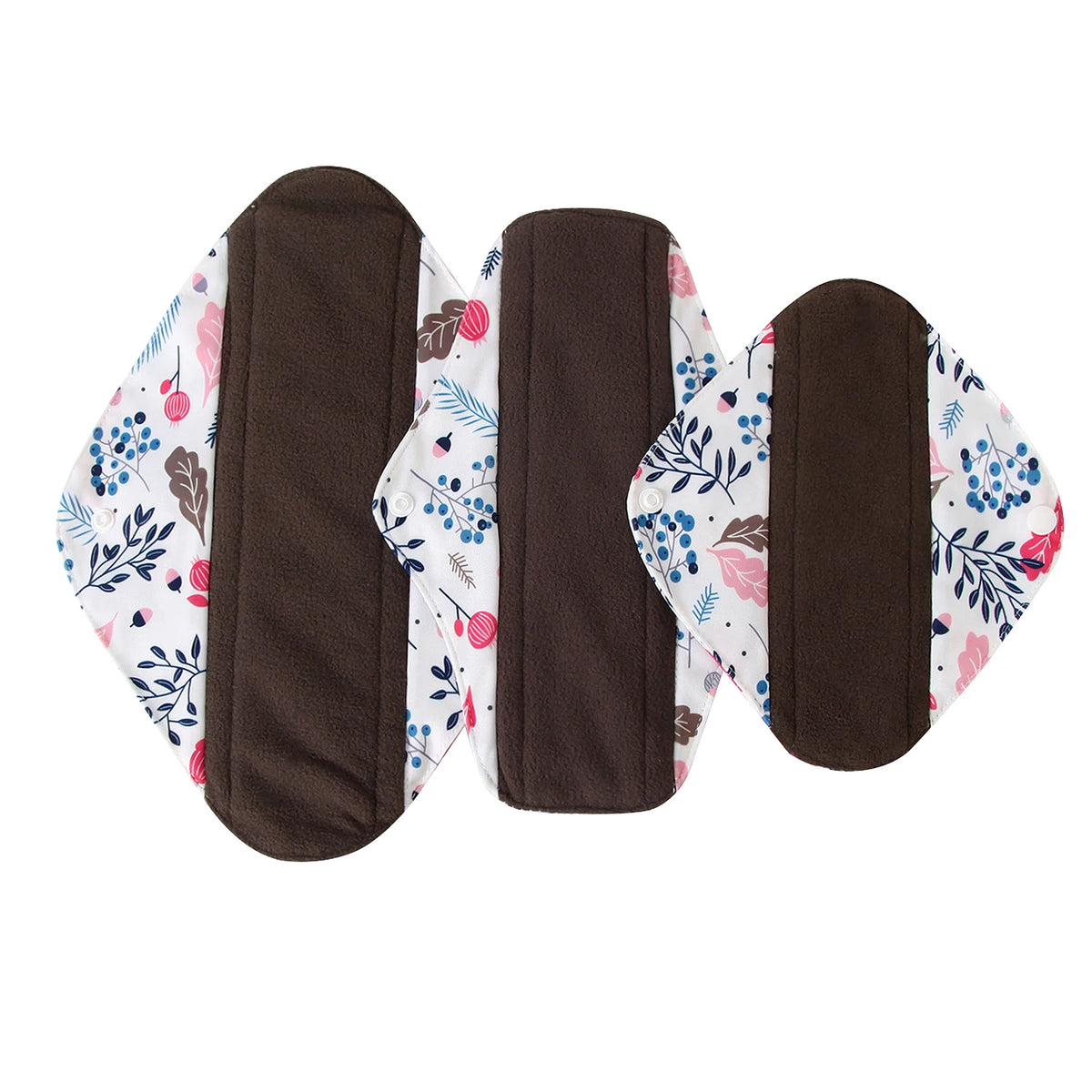 Reusable Organic Cotton Menstrual Pads Sanitary Napkins Washable Menstrual Sanitary Pad Women Cloth Menstrual Pad Period Pads