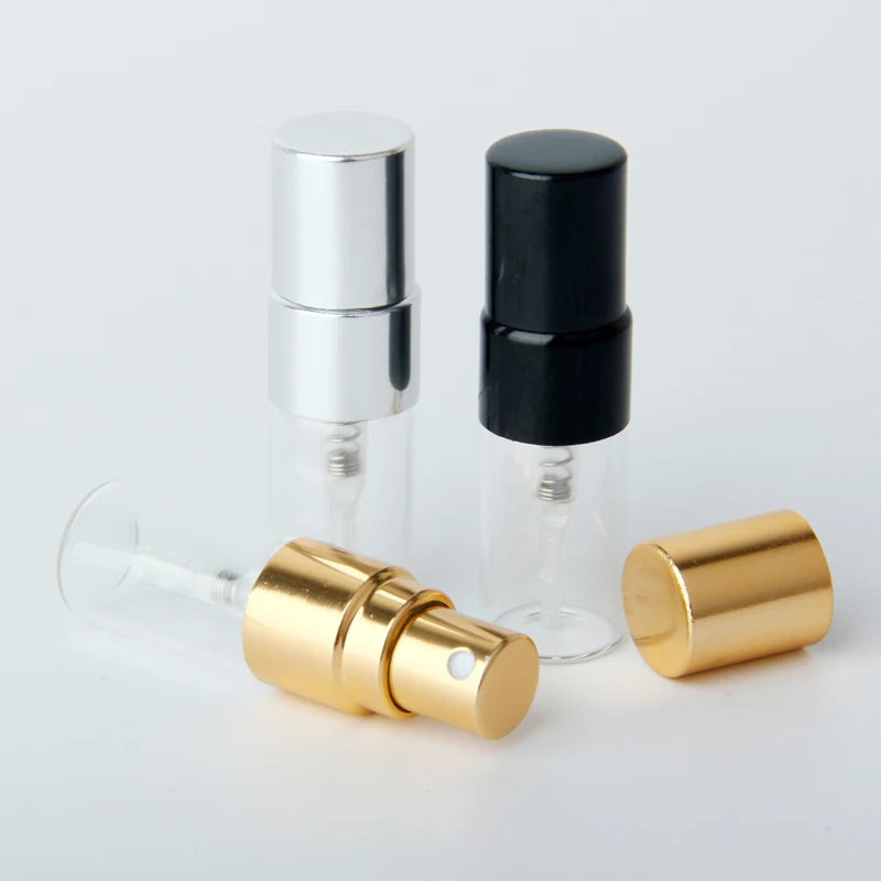 100PCS/Lot 2ml/3ml/5ml/10ml Refillable Perfume Bottle Empty Spray Bottle Atomizer Perfume Bottles