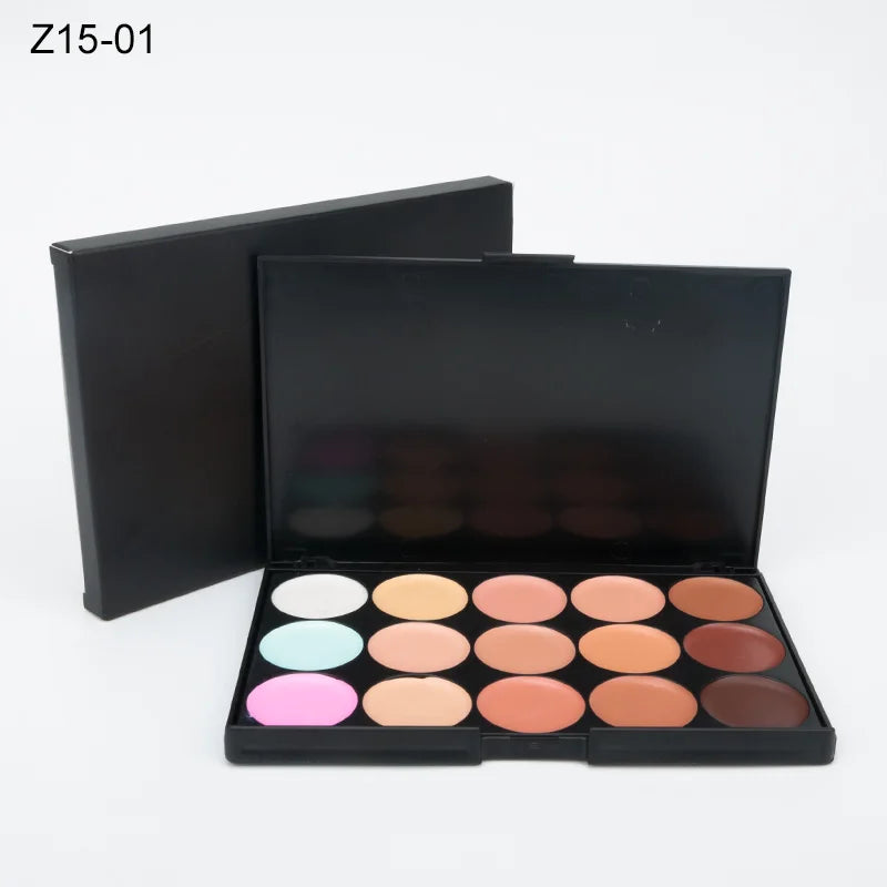 15 Colors Face Concealer Camouflage Cream Contour Palette Maquillaje Profesional Foundation Paleta Concealer