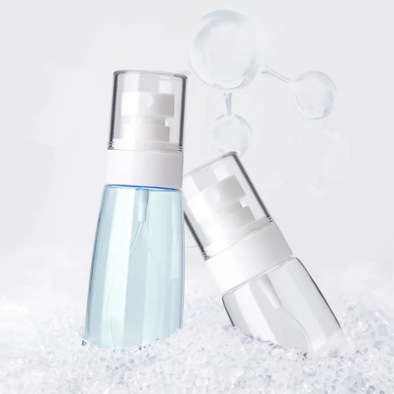 30ml 60ml 100ml UPG Fine Mist Spray Bottle Plastic Bottl Lotion Pump Travel Perfume Water Bottles Refill