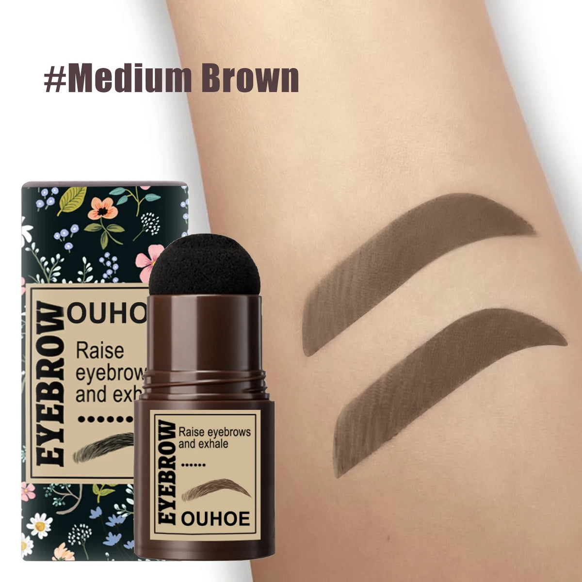 Eyebrow Stamp Stencil Tint Cosmetics Professional Makeup Brow Lift Eyebrow Enhancers One Step Eyebrow Powder Stamp Shaping Kit
