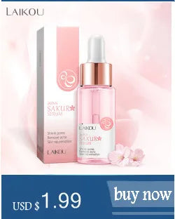 LAlKOU Japan Sakura Gentle Cleansing Facial Cleanser Shrink Pores Deep Clean Oil Control Remove Blackhead Moisturizing Skin Care