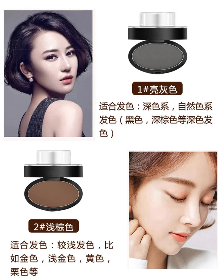 Natural Arched Eyebrow Powder Stamp Quick Makeup Brow Stamps Waterproof Powder Palette for Eyebrows Eye Brow Tint Makeup Tools