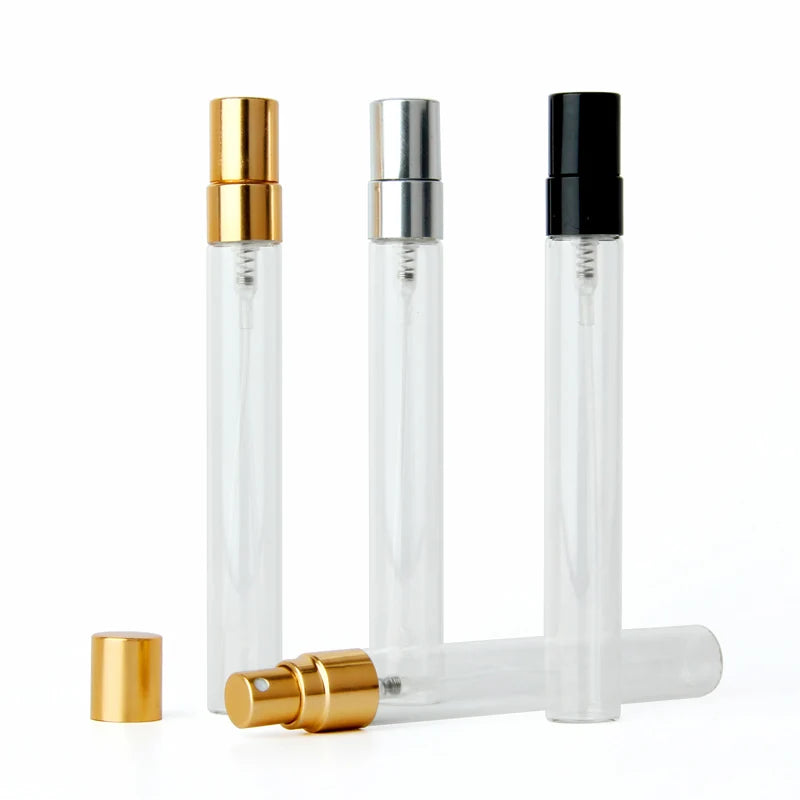 100PCS/Lot 2ml/3ml/5ml/10ml Refillable Perfume Bottle Empty Spray Bottle Atomizer Perfume Bottles