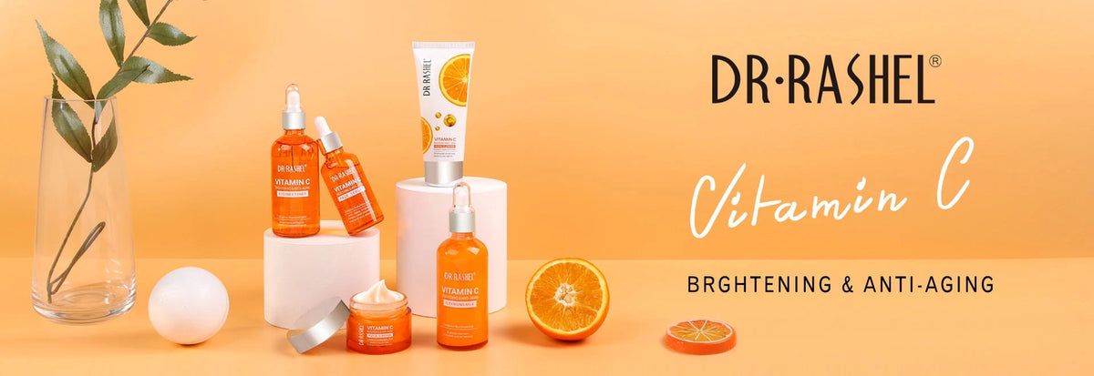 DR.RASHEL Vitamin C Series Creams Refreshing Non-Greasy Day Cream With Sun Protection Comprehensive Care And All Skin Needs 50g