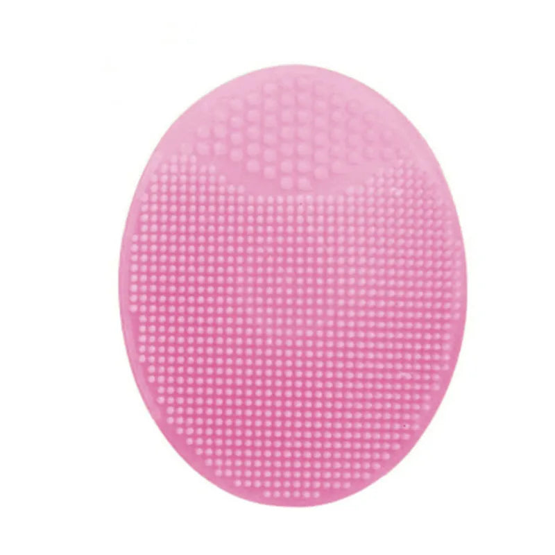 1 Pcs Soft Silicone Facial Cleaning Brush Shower Baby Massage Wash Pad Face Exfoliating Brushes Super Soft Sponges Scrubbers