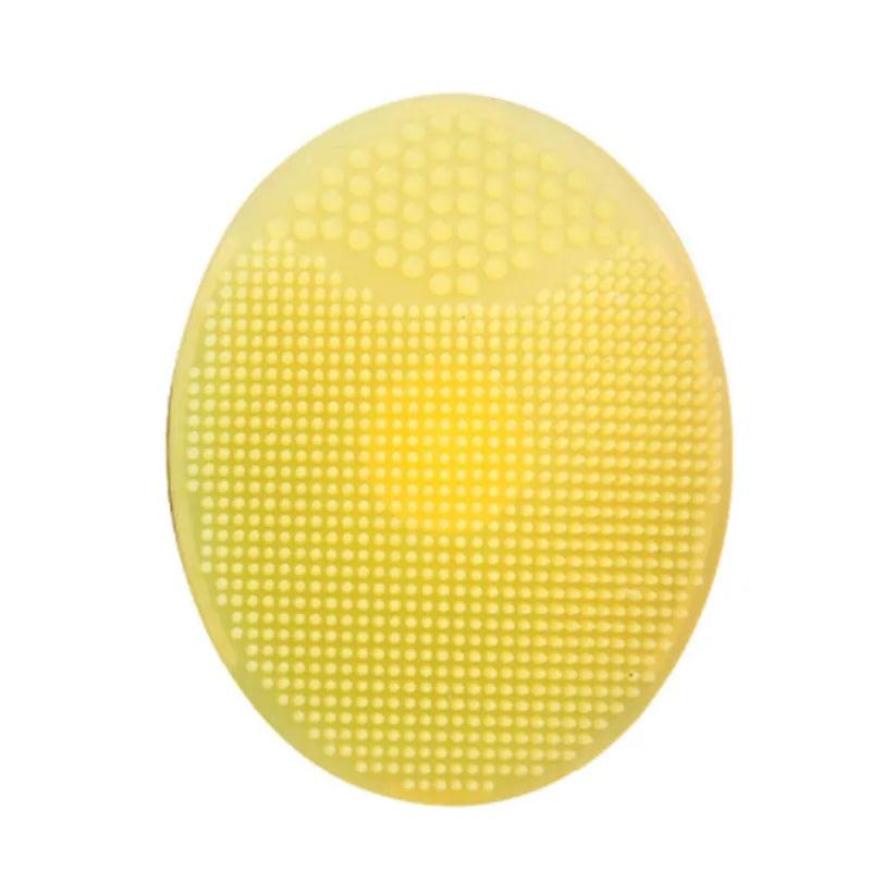 1 Pcs Soft Silicone Facial Cleaning Brush Shower Baby Massage Wash Pad Face Exfoliating Brushes Super Soft Sponges Scrubbers