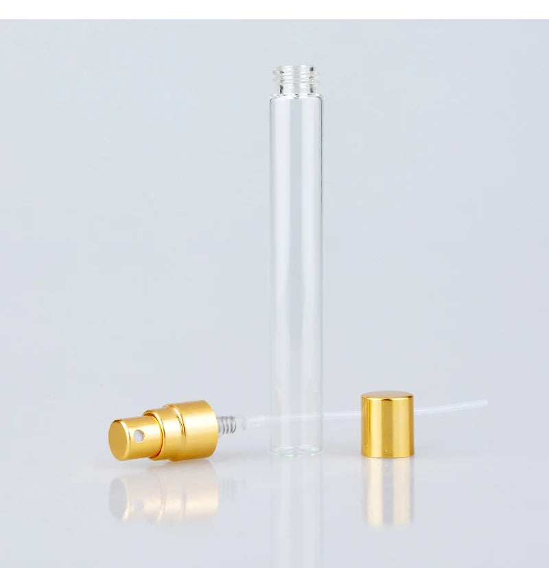 50Pieces/Lot 10ML Perfume Bottle With Paper Boxes Empty Atomizer Spray Glass Perfume Bottle