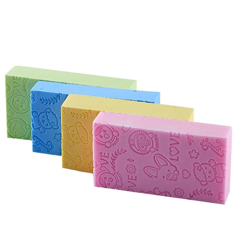 1 pcs Magic Sponge Children Bath Sponge Body Dead Skin Remover Exfoliating Massager Cleaning Shower Brush Peeling Sponge