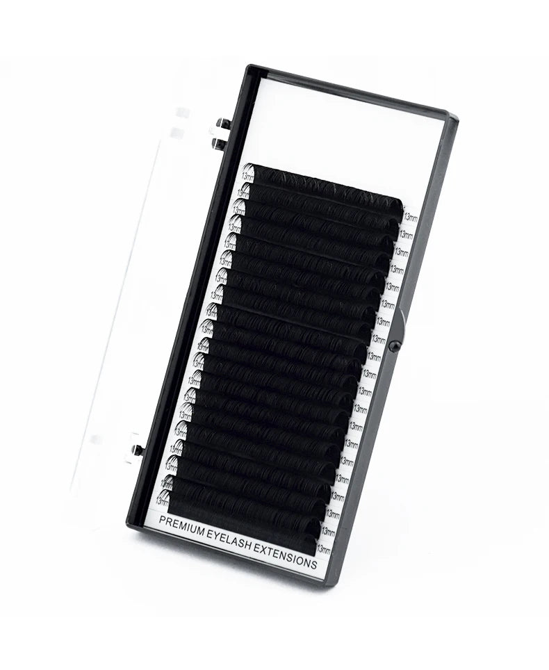 H&L SINCE 1990 20Rows Faux Individual Lashes Maquiagem Cilios for Professionals Black Soft Eyelash Extension Thin Tape