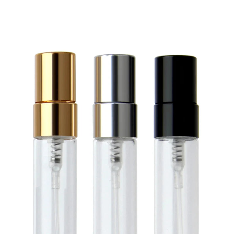 100PCS/Lot 2ml/3ml/5ml/10ml Refillable Perfume Bottle Empty Spray Bottle Atomizer Perfume Bottles