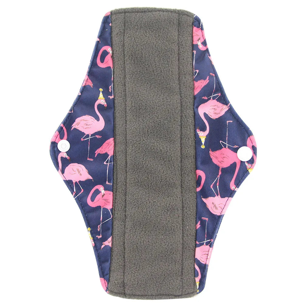 Reusable Organic Cotton Menstrual Pads Sanitary Napkins Washable Menstrual Sanitary Pad Women Cloth Menstrual Pad Period Pads