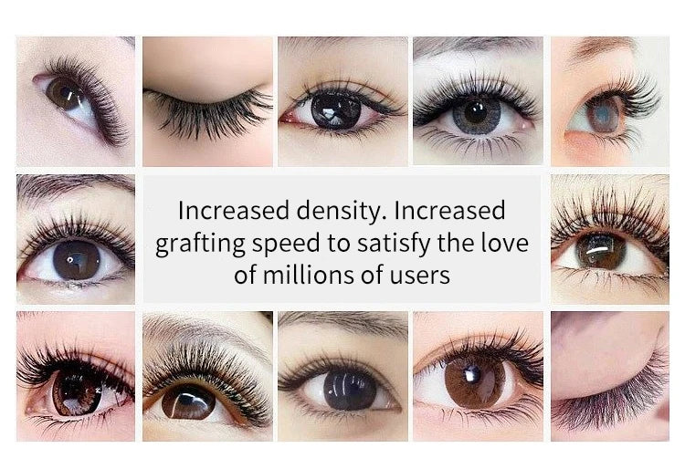 MARIA 4D W Shaped Beam Eyelash Extensions Patch Russian Private Label Wholesale Clusters Easy Fan Volume Lashes Makeup
