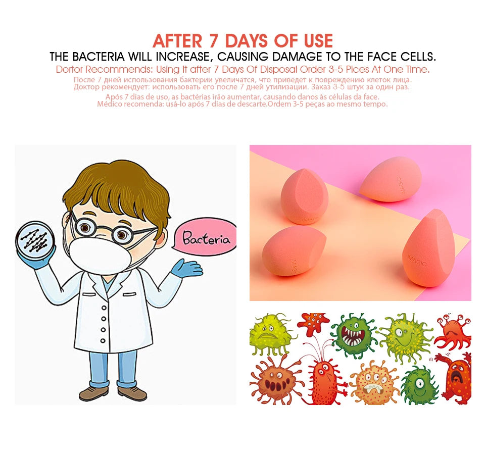 IMAGIC  Makeup Sponge Puff  Professional Cosmetic Puff For Foundation Beauty Cosmetic make up sponge Puff