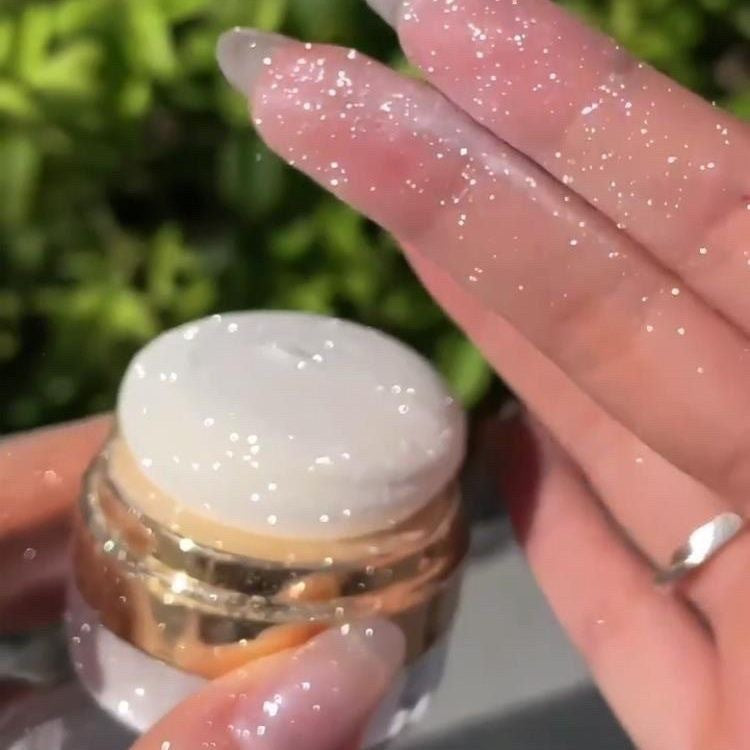Sparkling Fairy Powder Highlighter -Shimmering Contour Blush for Brightening and Defining Your Features Create a Sparkling Look