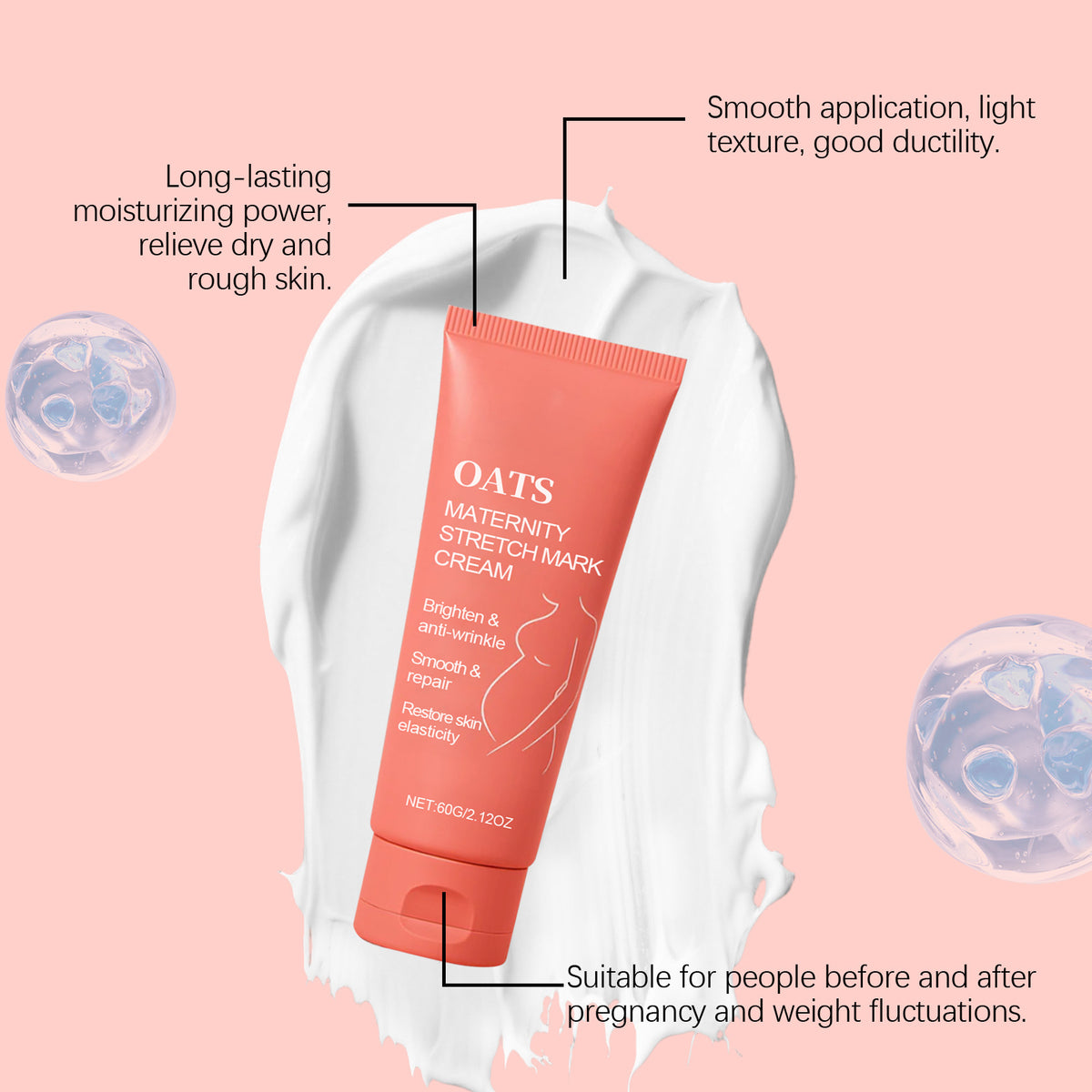 Stretch Mark Repair Cream Pregnant Women Anti Wrinkles Firming Nourishing Smoothing Improve Elasticity Remove Stretch Mark Cream