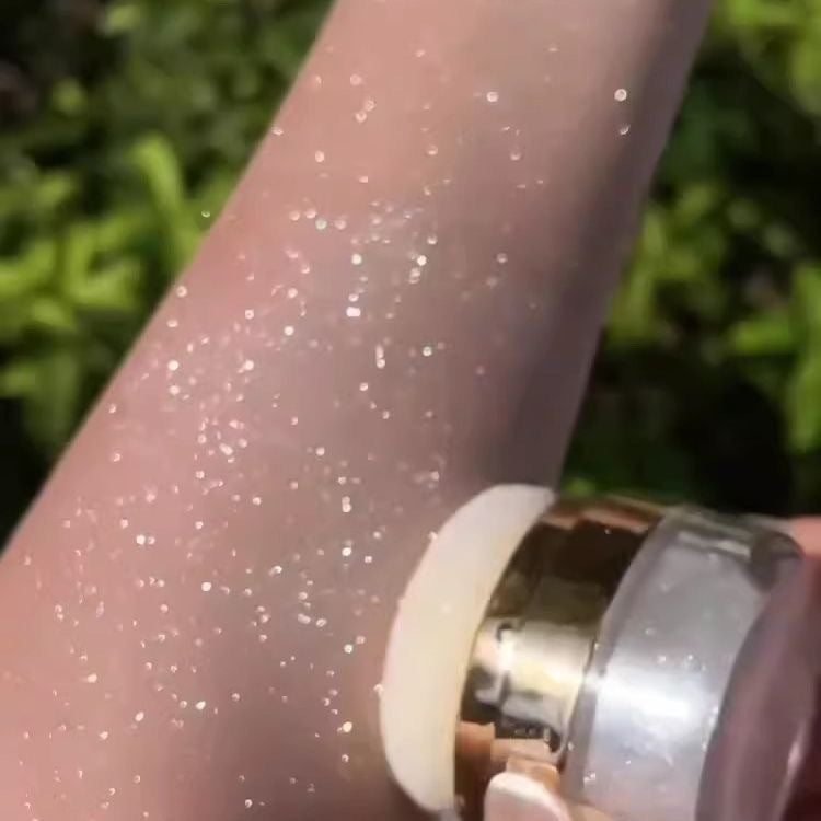 Sparkling Fairy Powder Highlighter -Shimmering Contour Blush for Brightening and Defining Your Features Create a Sparkling Look