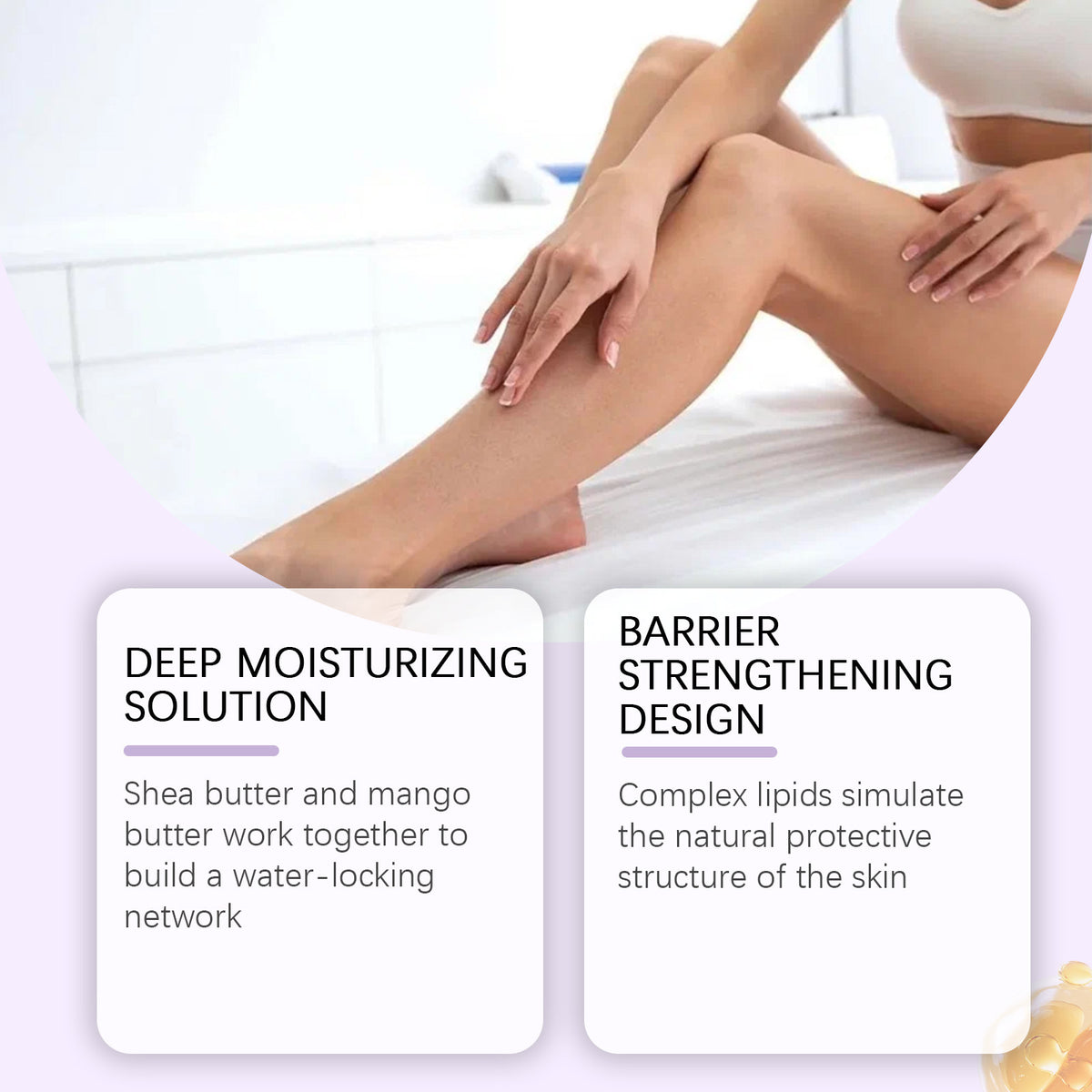 Shea Butter Moisturizing Cream Relieve Dryness Soft Smooth Lifting Brighten Tightening Improve Sagging Hydrater King Body Butter