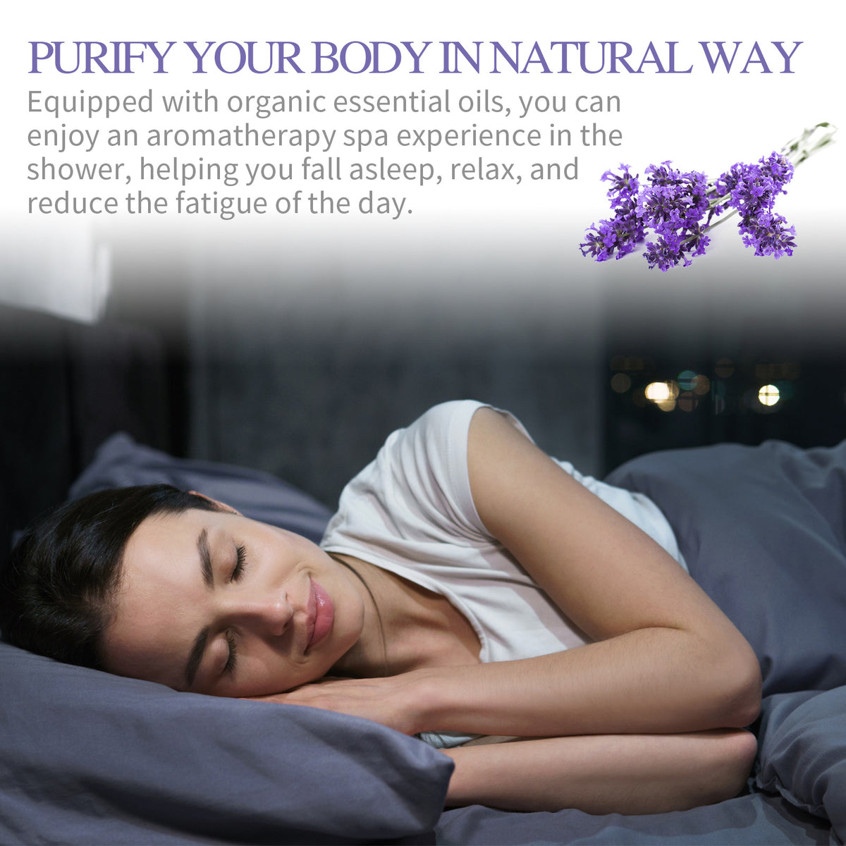 Aromatherapy Shower Steamers Soothing Moisturizing Fatigue Stress Relief Sleep Aid Gentle Cleansing Refreshing Shower Steamers