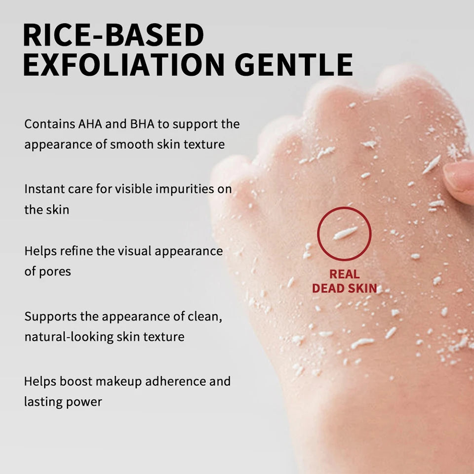 White Black Rice Peeling Essence Exfoliating Moisturizing Exfoliating Hydrating Serum Moisturizing Rice Toner Gentle Skin Care