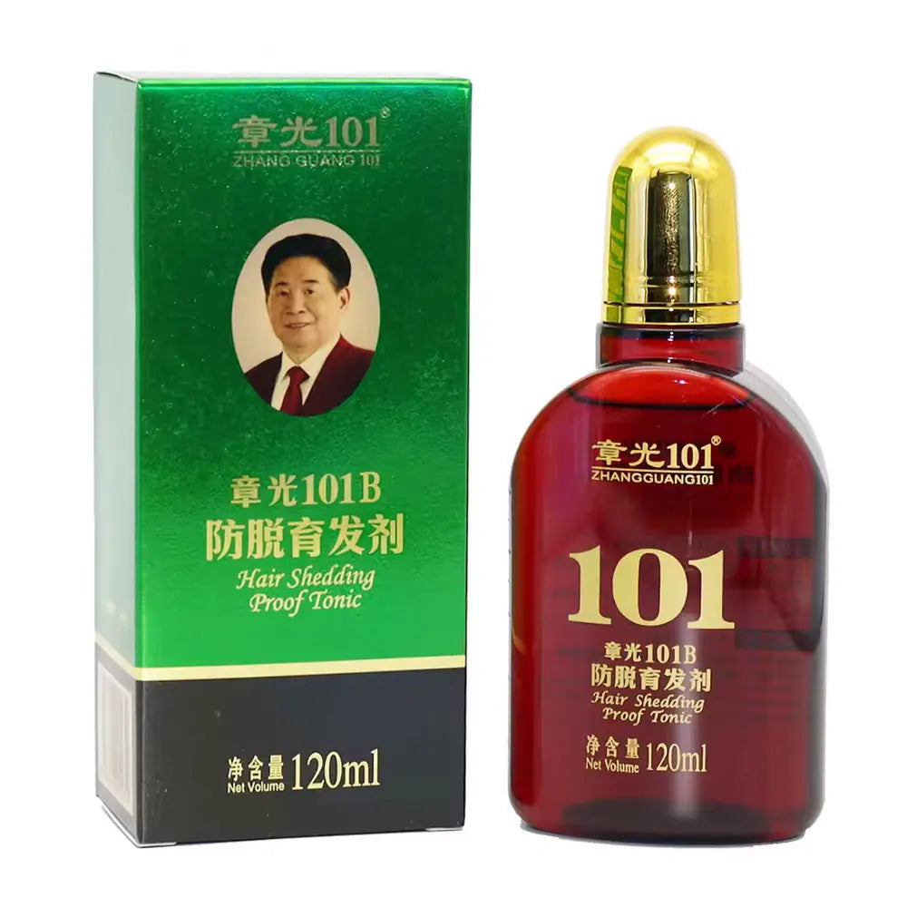 Hair Tonic Zhangguang 101B 101M 120ML Powerful Chinese Medicine Therapy Anti Hair Loss Treatment Essence 100% Original