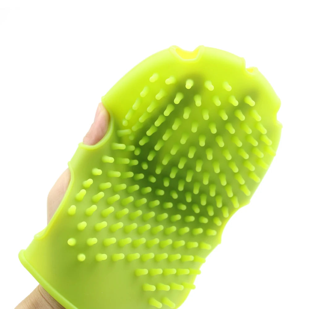 Silicone Bathing Gloves Body Brush Massage Tool Exfoliating Shower Skin Care R Om Color Children Bath Glove Gentle Comfortable