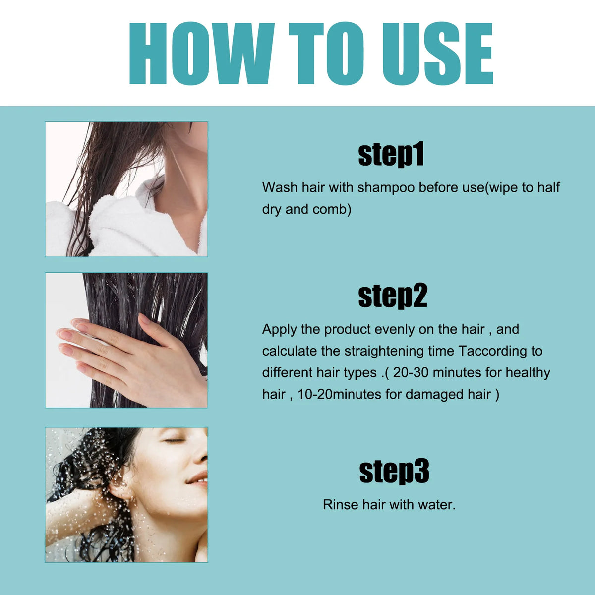 Protein Correcting Hair Straightening Cream Keratin Smoothing Hair Treatment Nourishing Repair Soften Curly Hair Conditioner Set
