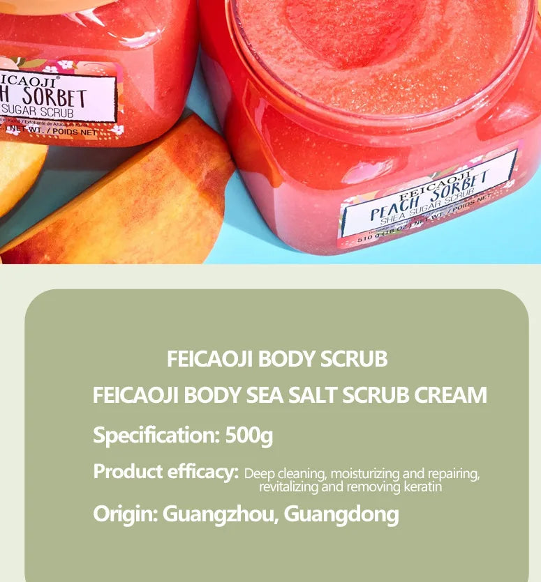 Shea Sugar Body Scrub Coconut Watermelon Rose Alpha Arbutin Hydrating And Exfoliating Scrub for Nourishing Includes Loofah Tool