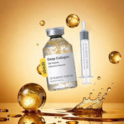 Collagen Ampoule Essence Liquid Set - Needle Type Firming Anti Wrinkle Line Sculpture Skin Care Moisturizing Repair Serum
