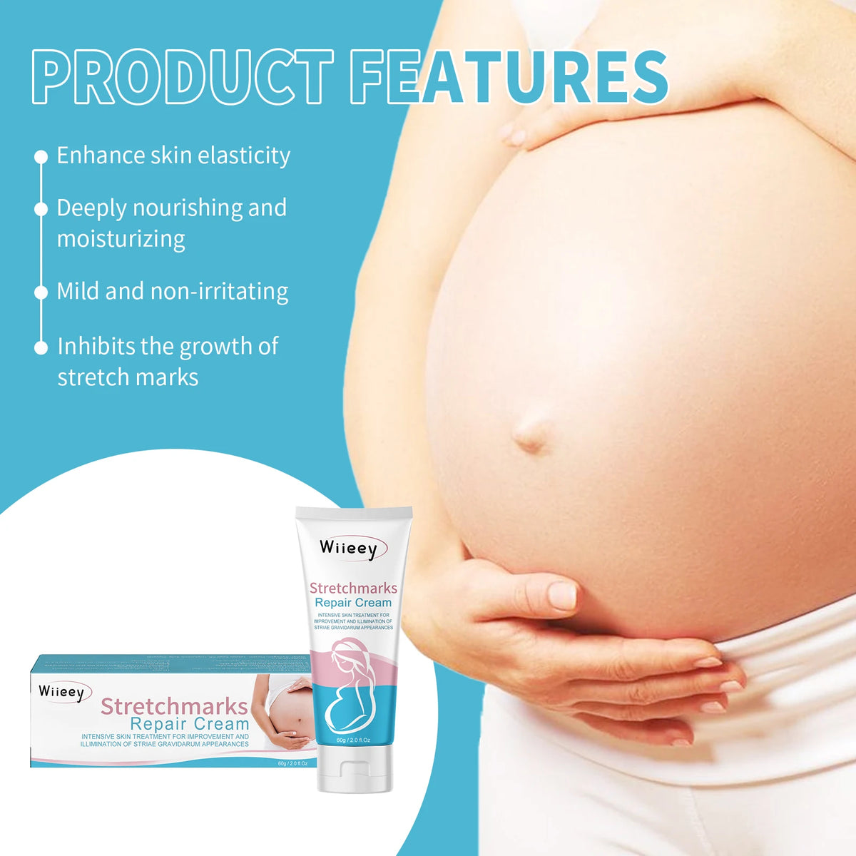 Stretchmarks Repair Cream Remove Pregnancy Firm Skin Enhance Elasticity Body Cream Nourish Moisturizing Pregnant Women Skin Care