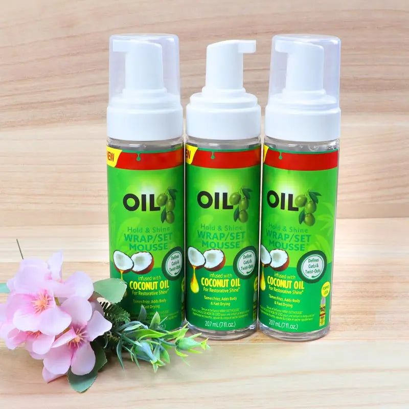 Wrap Foam Wrapping Lotion Hair Mousse Strong Hold Setting Lotion Hair Moisturizing Curl Mousse Natural Hair Hold & Shine Mousse