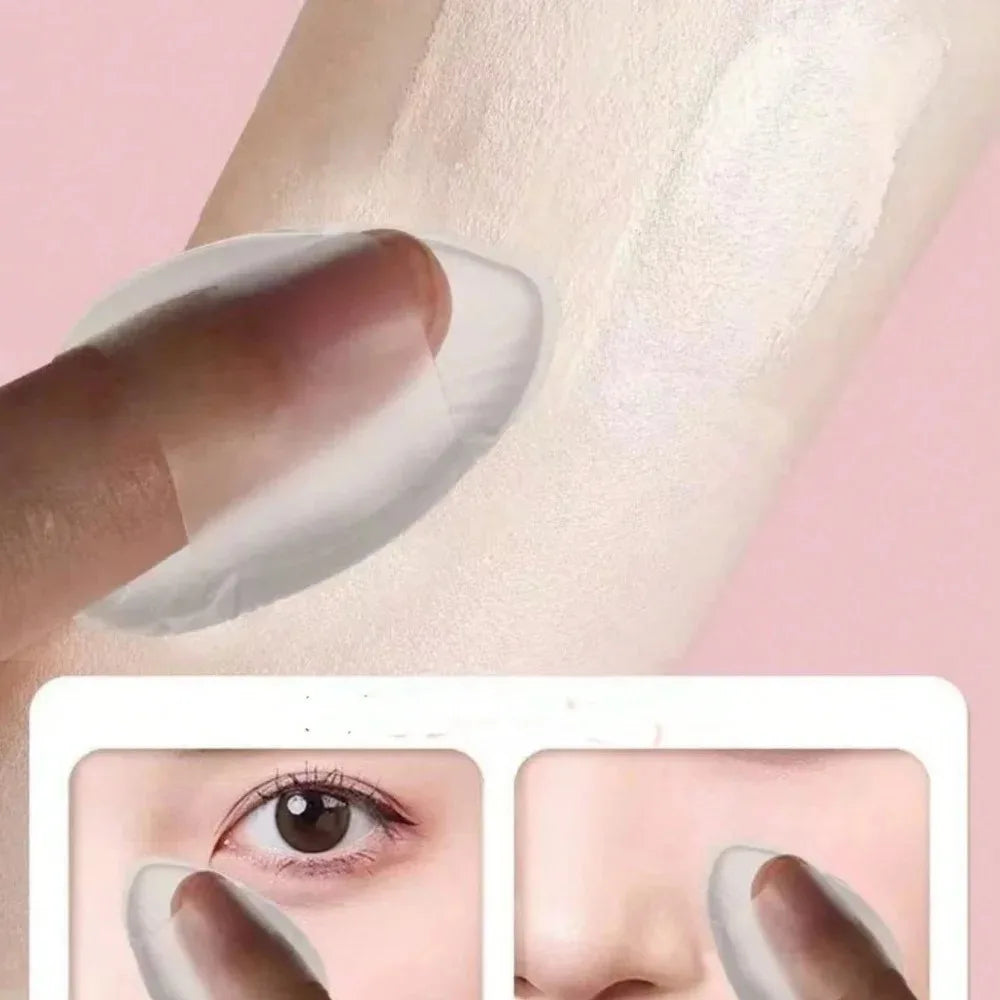 1/2Pcs Silicone Makeup Sponge Foundation Sponge 2026 Water-Based Crystal Jelly BB Cushion Puff