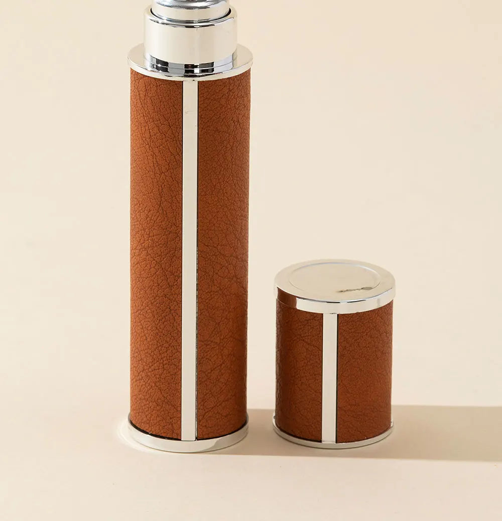 1PC Leakproof 10ml Travel Perfume Atomizer - Portable, Replenishable mini Cologne Dispenser, Glass Inner Bottle