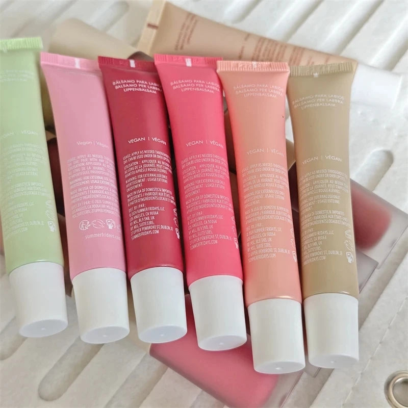 Popular  Brand Summer Lip Balm Pink Sugar Birthday Cake Vanilla Beige Toasted Marshmallow Moisturizing Lipstick Lip Gloss Makeup