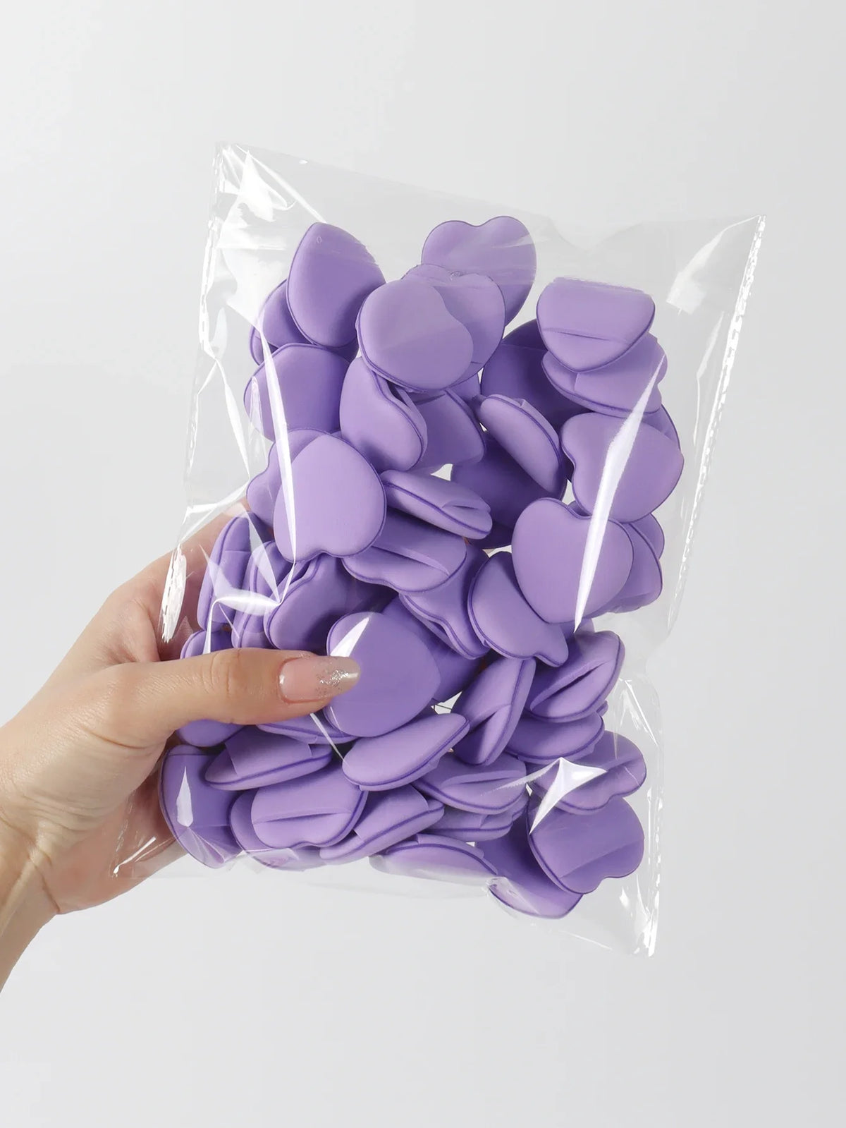 50 Mini Finger Cushion Puffs – Latex-Free Mixed Sponge & Air Cushion Powder Puff for Liquid Foundation Makeup
