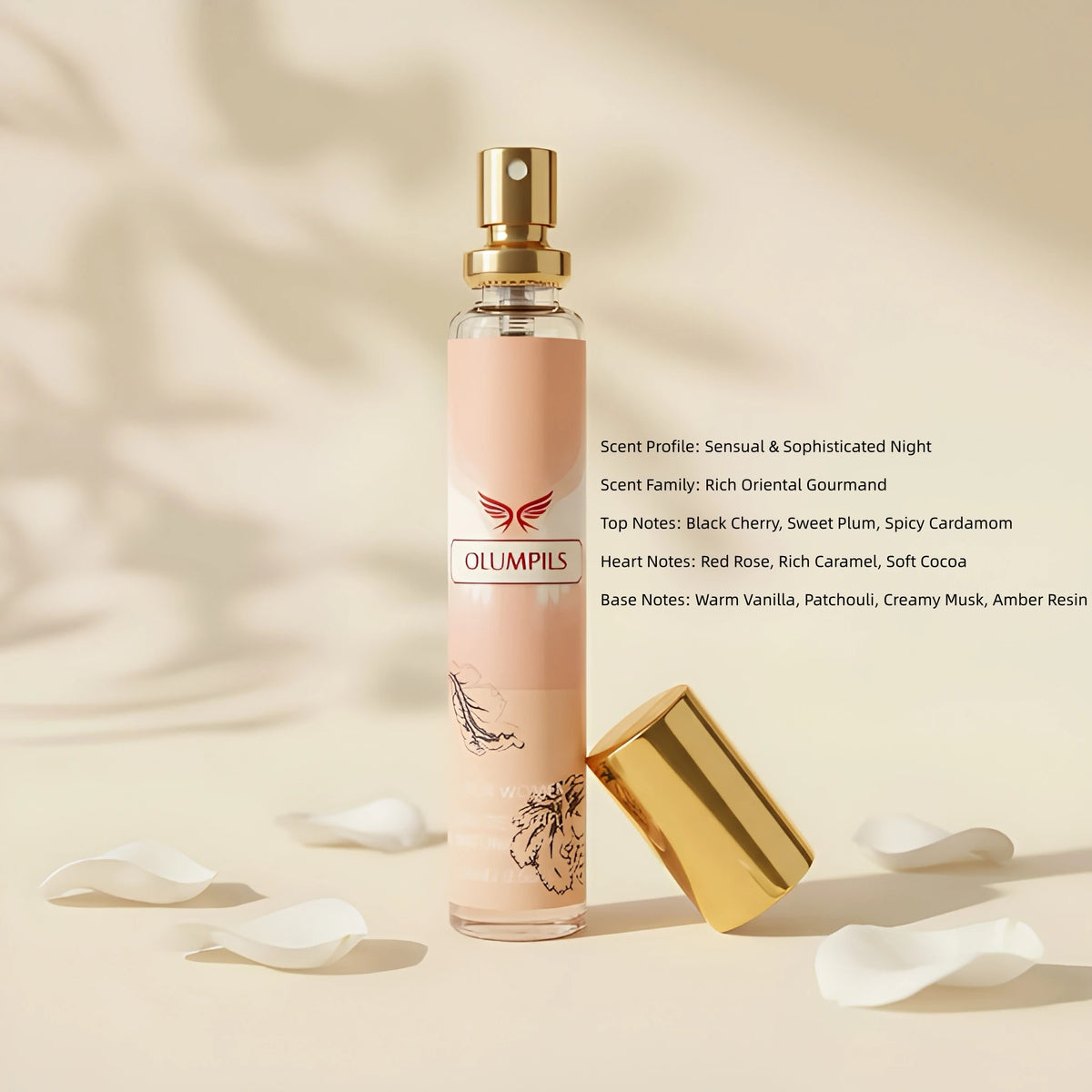 MYSTICAL Eternal Aura 4pcs Women's Perfume Set, Long Lasting EDP Fragrance Discovery Kit for Romantic Dates, Office & Self-Care, Creamy Vanilla, Elegant Rose & Gourmand Scents, 0.68oz X 4 Travel Sampler, Luxury Beauty Gift Se