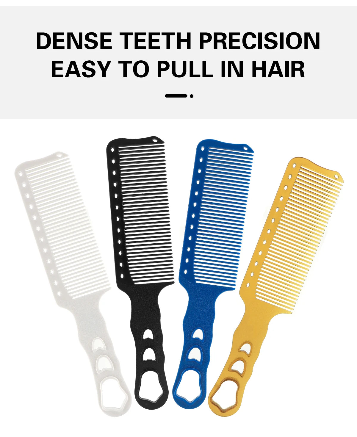 Barber Haircut Comb Hair Trimming Anti Static Comb Hair Salon Hairdressing Comb Wide Tooth Haircut Hair Trimmer Styling Tool