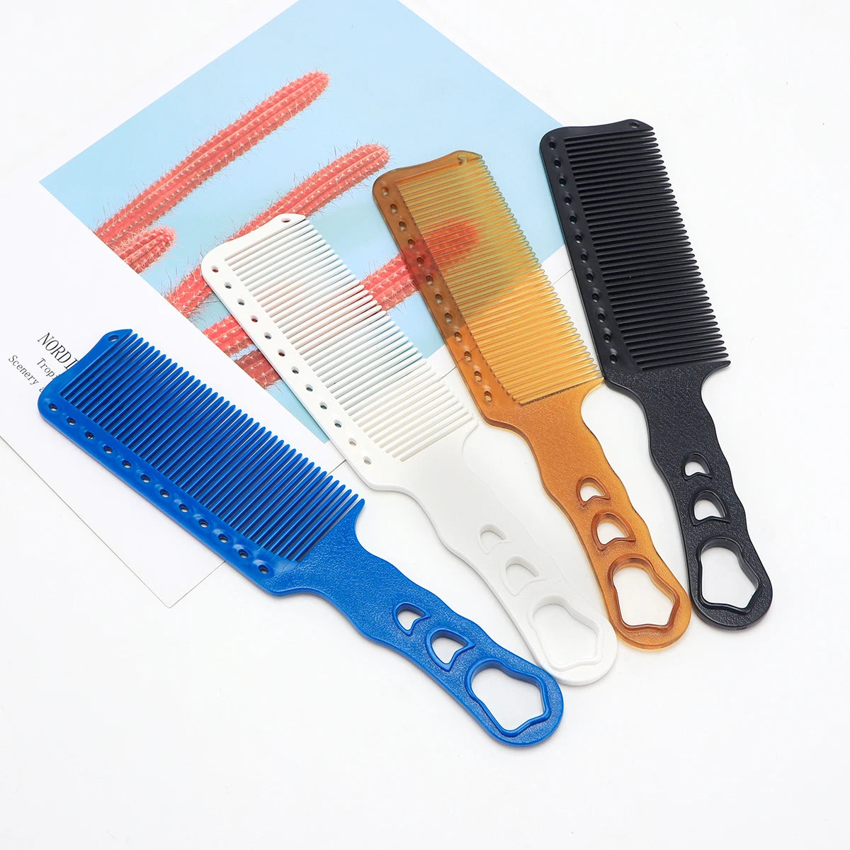 Barber Haircut Comb Hair Trimming Anti Static Comb Hair Salon Hairdressing Comb Wide Tooth Haircut Hair Trimmer Styling Tool