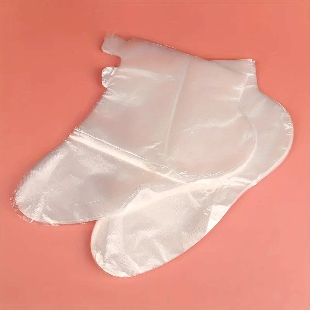 Thick Disposable Hand Mask Gloves, Disposable Foot Mask Foot Covers, Multi-functional Foot/Hand Cover with Blue Adhesive Dots