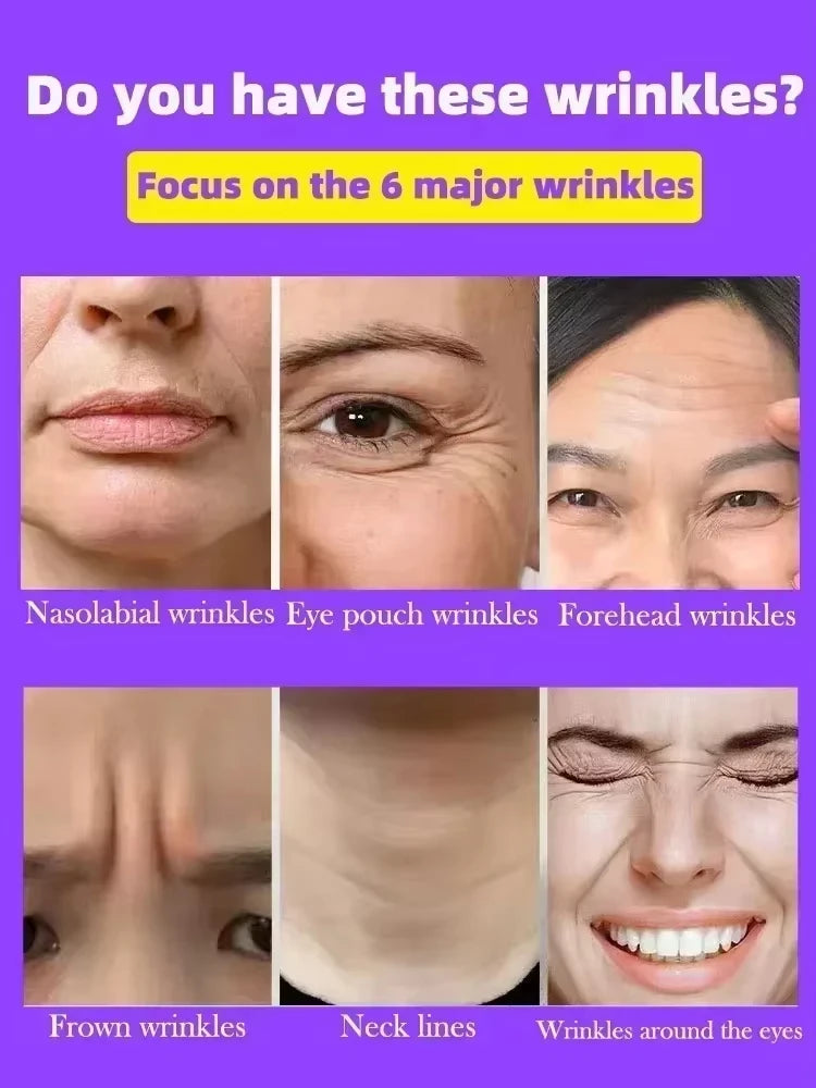 Anti Aging Facial Retinol Serum Improve Skin Alasticity Fade Fine Lines Firming Skin Shrink Pores Reduces Wrinkle Pigmentation