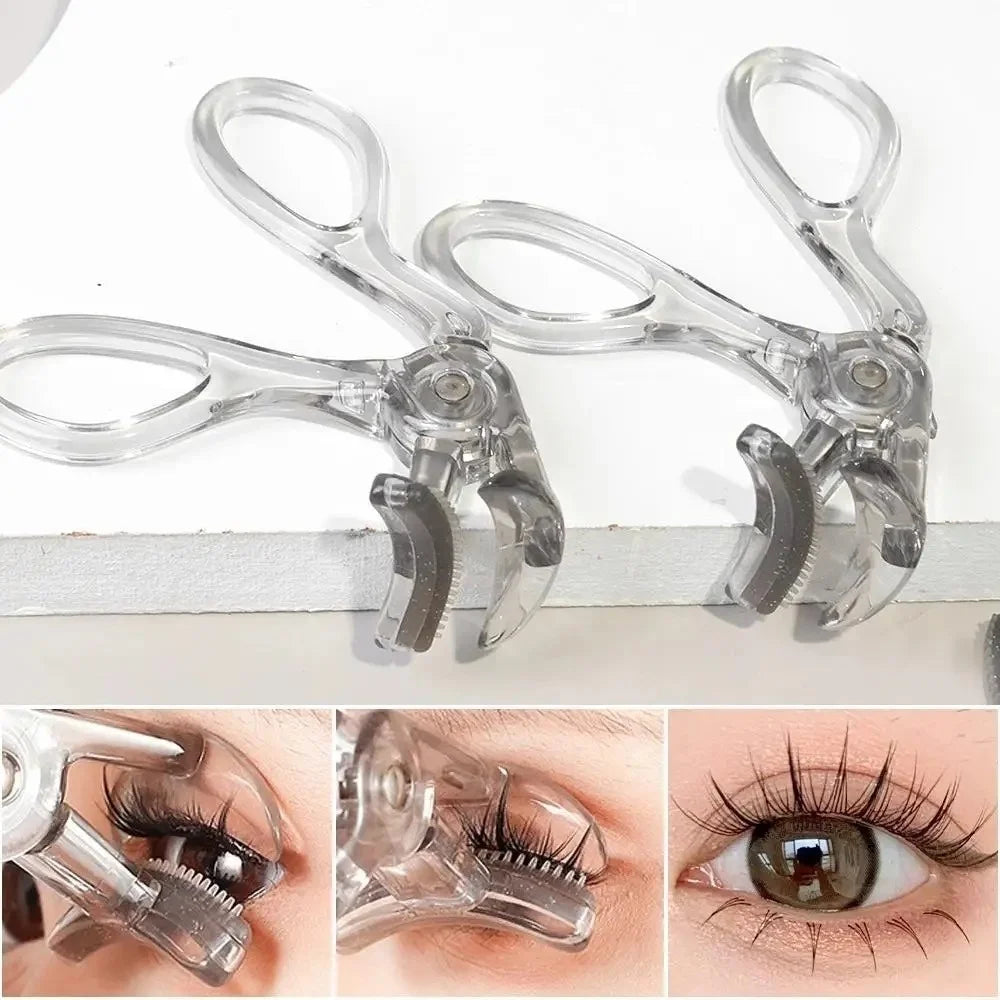 Dual-Type Eyelash Curler with Comb Long-lasting eyelash curler Wide Partial Clip Options Waterproof Natural Curl eye makeup tool