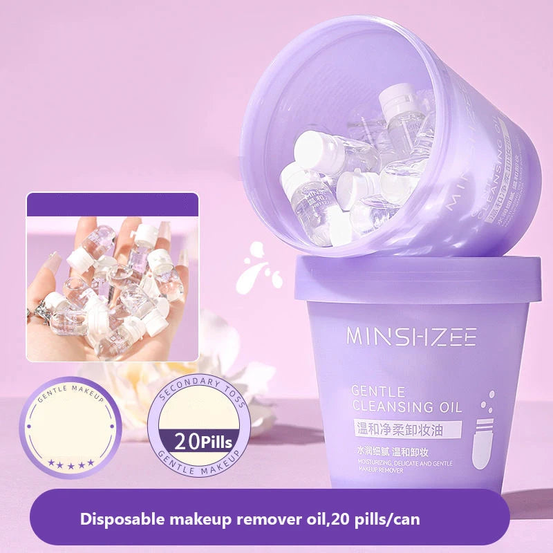 Camellia Deep Cleansing Rapid Milk Makeup Remover Oil Eye & Face Vegan Make-Up Remover 20pcs Set
