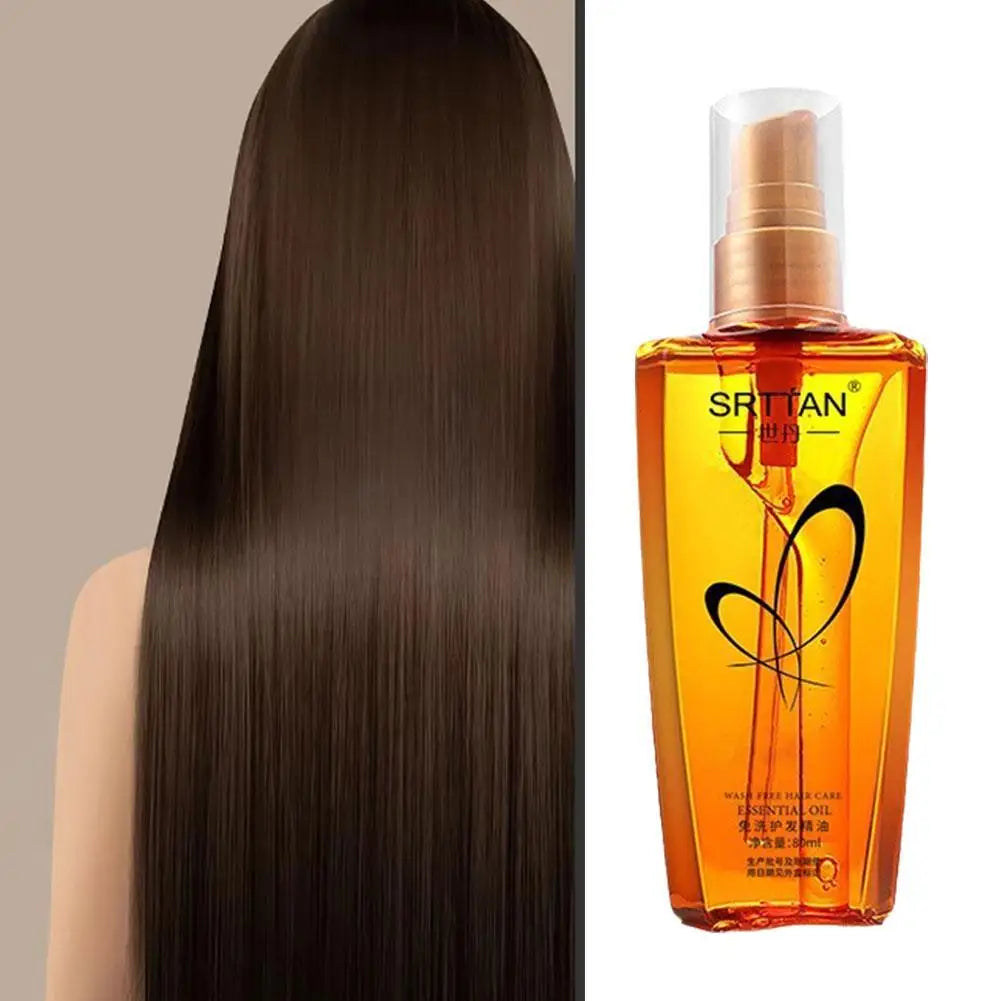 Moroccan Argan Oil Hair Serum Lightweight Hair Oil Mist For Split Ends, Frizzy Hair And Flyaways, Hair Oil Repair- Gloss Shine