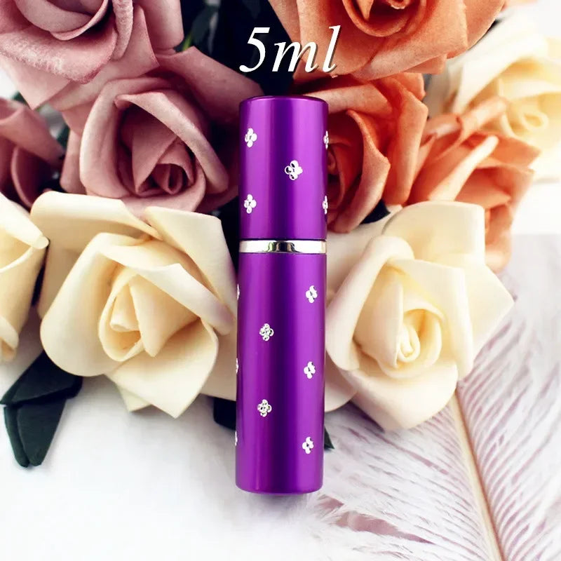 1PC 5ml Small Portable Perfume Bottle 10ml Empty Perfume Atomizer Metal Spray Pump Bottles